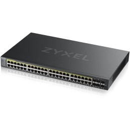 ZyXEL GS2220-50HP, EU region, 48-port GbE L2 PoE Switch with GbE Uplink (1 year NCC Pro pack license bundled)