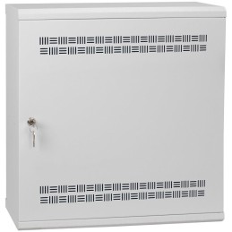 Solarix rozvaděč LC-18 LITE s lištami 3U a 4U, 540x540x180mm, šedý RAL7035