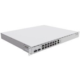 Mikrotik CloudCoreRouter CCR2216-1G-12XS-2XQ, 16x 2000MHz CPU, 16 GB RAM, 1x GbE, 12x SFP28, 2x QSFP28,  2x PSU, L6