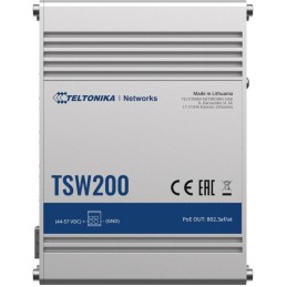 Teltonika průmyslový nemanažovaný PoE switch TSW200 8x 802.3af/at