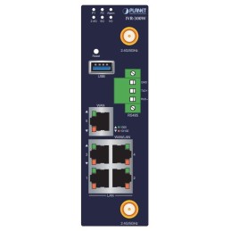 Planet IVR-300W průmyslový router, firewall, VPN, DoS, 2x WAN, 3x LAN, SD-WAN, Wi-Fi, fanless, IP30, -40až+75°C, 9-54VDC