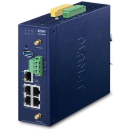 Planet IVR-300W průmyslový router, firewall, VPN, DoS, 2x WAN, 3x LAN, SD-WAN, Wi-Fi, fanless, IP30, -40až+75°C, 9-54VDC