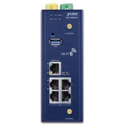 Planet IAP-1800AX Průmyslový WiFi AP dual 2,4/5GHz, 802.11ax 1800Mbps, VLAN, IP30, -40až+75st, 9-54VDC