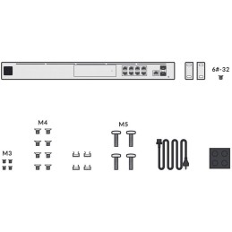 Ubiquiti UniFi Dream Machine SE - Router, Full UniFi OS, IDS/IPS, 8x GbE, 1x 2.5GbE, 2x SFP+, 8x PoE+ (PoE budget 180W)