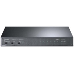 TP-Link TL-SL1311MP - stolní switch s 8 porty 10/100 Mbit/s, 3 gigabit porty a 8 porty PoE+