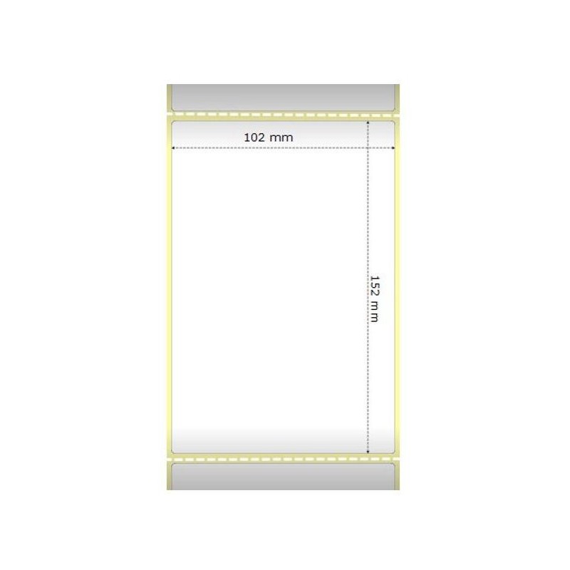 Zebra Z-Perform 1000D/ role štítků / termální papír / 102x152mm