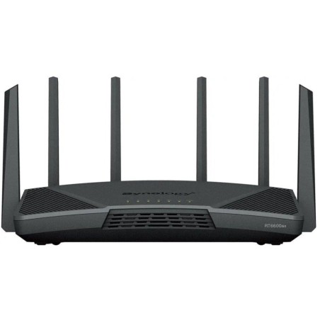 Synology RT6600ax Router 2,4GHz/ 5GHz 802.11a/b/g/n/ac/ax / 1x USB 3.2GEN1/ 1x 2,5GbE WAN/ LAN, 1x1GbE WAN, 3x1GbE LAN