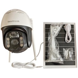TRX Bezpečnostní IP kamera Innotronik BK-IUB-PT18-4G, bezdrátová, 2.0Mpix, LTE 4G, otočná, solární panel + Li-Ion bat.
