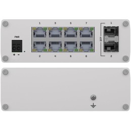 Teltonika průmyslový nemanažovaný switch TSW210 8port 10/100/1000M + 2x SFP
