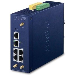 Planet LCG-300W IoT LoRaWAN průmyslová brána, 5x LAN 1Gb, WiFi 2,4+5GHz 802.11ax, DIN, IP30, -40/+75C, 9-54VDC