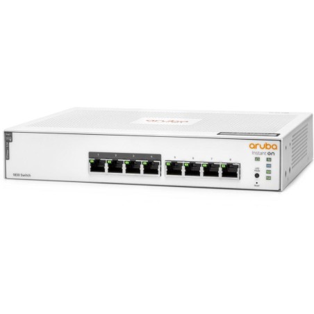 HPE Aruba Instant On 1830 8G 65W Switch (4x RJ45 10/100/1000 + 4x RJ45 10/100/1000 Class4 PoE)