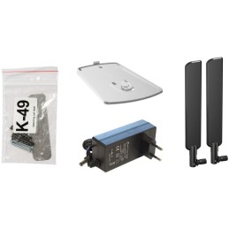 MikroTik C53UiG+5HPaxD2HPaxD, hAP ax3, 4x GbE, 1x 2.5 GbE, 2.4+5GHz Wi-Fi 6, USB 3.0, USB, PSU. L4