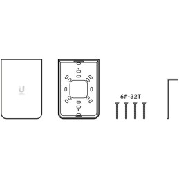 Ubiquiti UniFi 6 In-Wall - Wi-Fi 6 AP, 2.4/5GHz, až 5.3 Gbps, 5x GbE, PoE/PoE+ (bez PoE injektoru)