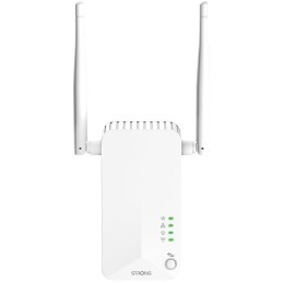 STRONG sada 3 adaptérů Powerline WF 600 TRI FR/ Powerline 600 Mbit/s/ Wi-Fi 300 Mbit/s/ 2x LAN/ bílý