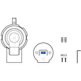 Ubiquiti UniFi Access Point Lite Arm Mount - Držák na zeď pro UniFi 6 Lite, UniFi nanoHD, UniFi AC Lite