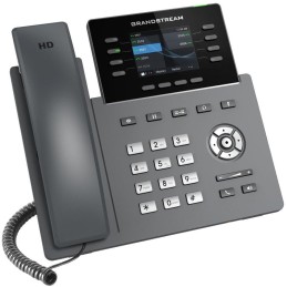 Grandstream GRP2624/ VoIP telefon/ 2,8" barevný display/ 4x SIP/ 2x LAN/ 1x USB/ PoE/ WiFi/ BT/ GDMS