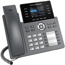 Grandstream GRP2634/ VoIP telefon/ 2,8" barevný display/ 4x SIP/ 2x LAN/ 1x USB/ PoE/ WiFi/ BT/ GDMS