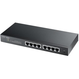 Zyxel GS1900-8 v2, 8 port GbE L2 smart switch, desktop, fanless