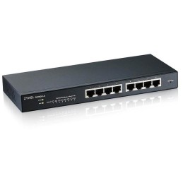 Zyxel GS1900-8 v2, 8 port GbE L2 smart switch, desktop, fanless