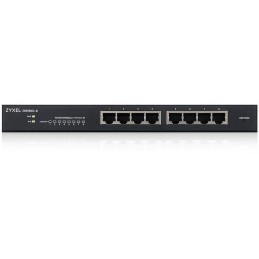 Zyxel GS1900-8 v2, 8 port GbE L2 smart switch, desktop, fanless