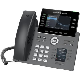 Grandstream GRP2616 VoIP telefon, 6x SIP, barevný 4,3" displej, 2x Gbps RJ45, PoE, DualBand WiFi, BT, 1x USB