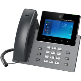 Grandstream GXV3450 VoIP telefon, 16x SIP, barevný dotykový 5" displej, 2x Gbps RJ45, PoE, DualBand WiFi, BT. USB