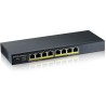 ZyXEL GS1900-8HP v3, 8-Port GbE L2 PoE Smart Switch, 802.3at, Desktop, lüfterlos, 70 Watt