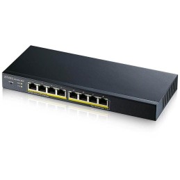 ZyXEL GS1900-8HP v3, 8-port GbE L2 PoE Smart Switch, 802.3at, desktop, fanless, 70 Watt