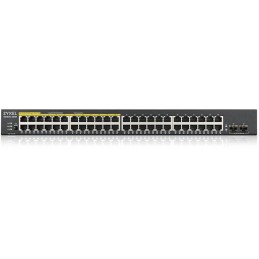 ZyXEL GS1900-48HPv2, 48-port GbE L2 Smart Switch, 170 Watt, rackmount
