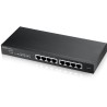 ZyXEL GS1915-8, 8-port GbE Smart hybridný režim Switch, standalone or NebulaFlex Cloud, desktop, fanless