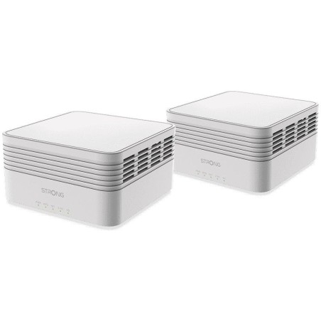 STRONG sada 2 ATRIA Wi-Fi Mesh Home Kit AX3000/ Wi-Fi 802.11a/b/g/n/ac/ax/ 2402 Mbit/s/ 2,4GHz a 5GHz/ 3x LAN/ bílý