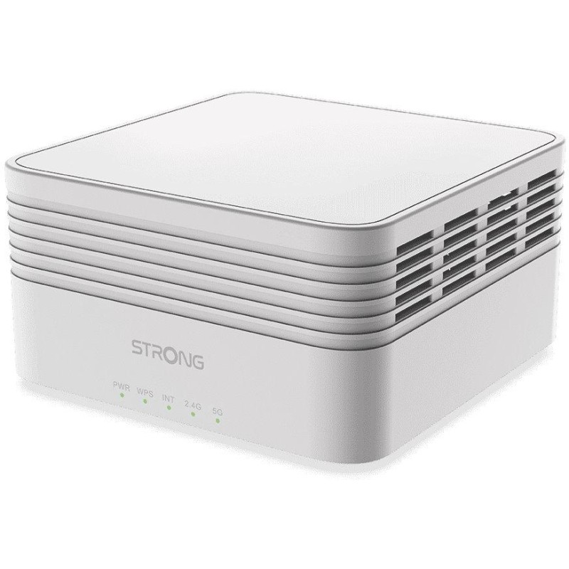 STRONG doplněk sady Wi-Fi Mesh Home Kit AX3000 ADD/ Wi-Fi 802.11a/b/g/n/ac/ax/ 2402 Mbit/s/ 2,4GHz a 5GHz/ 3x LAN/ bílý