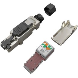 Solarix Konektor MPTL univerzální RJ45 CAT6 STP samořezný SXRJ45-6-STP-BK-SA