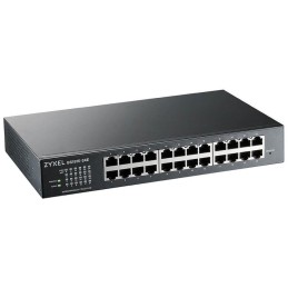 ZyXEL GS1915-24E, 24-port GbE Smart hybrid mode Switch, standalone or NebulaFlex Cloud, rackmount, fanless