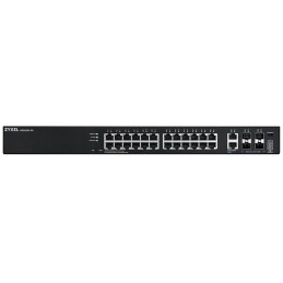 ZyXEL XGS2220-30, L3 Access Switch, 24x1G RJ45 2x10mG RJ45, 4x10G SFP+ Uplink, incl. 1 yr NebulaFlex Pro