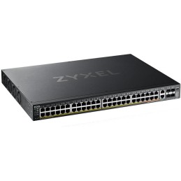 ZyXEL XGS2220-54HP, L3 Access Switch, 600W PoE, 40xPoE+/10xPoE++, 48x1G RJ45 2x10mG RJ45, 4x10G SFP+ Uplink, incl. 1 yr
