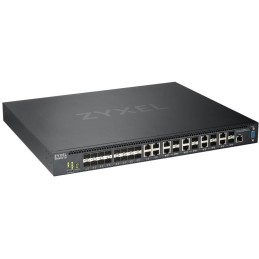 ZyXEL XS3800-28, 28-port 10GbE L2+ Managed Switch Nebula Flex Pro (dual AC,1 year NCC Pro pack license bundled)