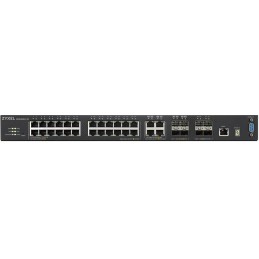 ZyXEL XGS4600-32 L3 Managed Switch, 28 port Gig, 4 dual pers. and 4x 10G SFP+, stackable, dual PSU