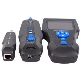XtendLan Tester kabelů s LCD, Cat5, Cat6, Cat7, UTP/STP, BNC test PoE, Ping, hledačka/sonda