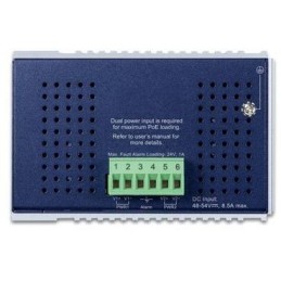 Planet IGS-4215-8UP2T2S průmyslový L2 switch, 8x1Gb, 2x1Gb SFP, 8x PoE 802.3bt 360W, 48-54VDC, -40~75°C, IP30