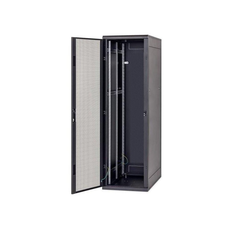 Triton 19" rozvaděč stojanový 42U/600x1000, perforované dveře, černý