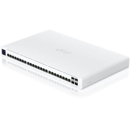 Ubiquiti UISP Switch Pro - 24x GbE, 4x SFP+, 16x PoE Out 27V (PoE budget 220 W)