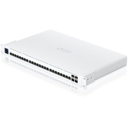 Ubiquiti UISP Switch Pro - 24x GbE, 4x SFP+, 16x PoE Out 27V (PoE budget 220 W)