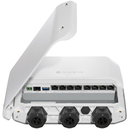 MikroTik RouterBOARD RB5009UPr+S+OUT, 4x 1,4 GHz, 7x Gbit PoE LAN, 1x 2,5 Gbit PoE LAN, USB 3.0, SFP+, L5