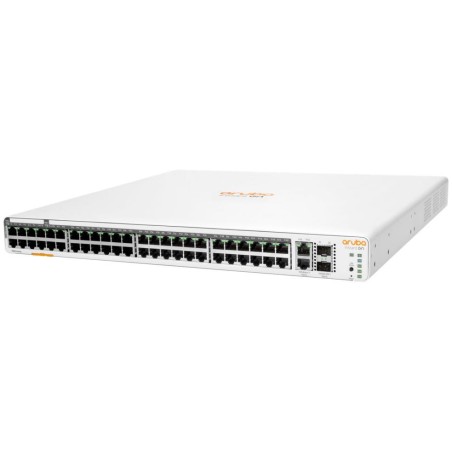 HPE Aruba Instant On 1960 48G PoE (40p Class4 + 8p Class6) 2XGT 2SFP+ 600W Switch
