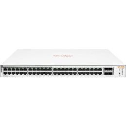 HPE Aruba Instant On 1830 48G 4SFP 370W Switch (24x PoE Class4 + 24x RJ45 10/100/1000).