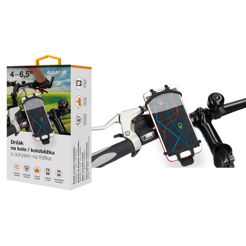 Aligator HA11 Fahrrad-/Rollerhalter, Lenkerhalterung, universell