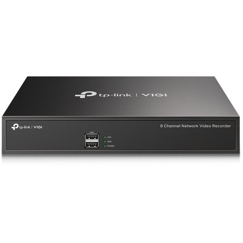 TP-Link VIGI NVR1008H - 8kanálový síťový videorekordér VIGI, vzdálený přístup, ONVIF, obousměrný zvuk, až 10TB HDD