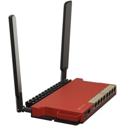 MikroTik L009UiGS-2HaxD-IN, ARM CPU, 512MB RAM, Wi-Fi 6 (802.11ax), 8x GLAN, PoE in/out, SFP, USB 3.0, L5