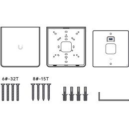 Ubiquiti UniFi 6 Enterprise In-Wall - Wi-Fi 6E, 2.4/5/6GHz, 1x 2.5GbE, 4x GbE, PoE+/PoE++ (bez PoE injektoru)